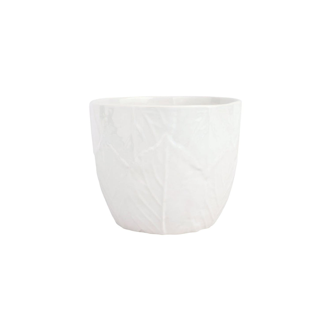 Viva Garden Embossed Leaves Cachepot - Default Title