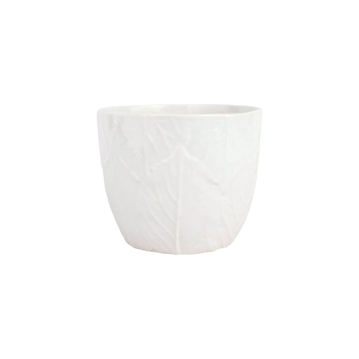 Viva Garden Embossed Leaves Cachepot - Default Title