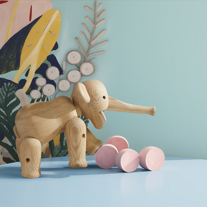Kay Bojesen Elephant, Large, Oak