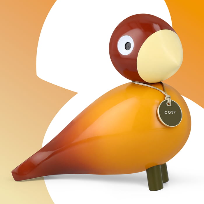 Kay Bojesen Story Bird Cozy, Orange, Medium