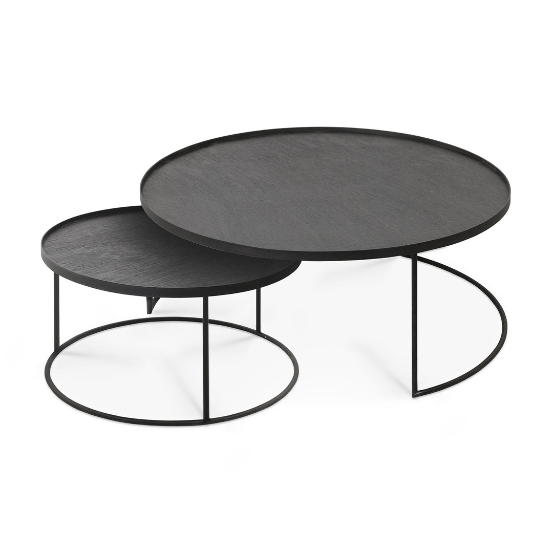 Tray Coffee Table Set - Black