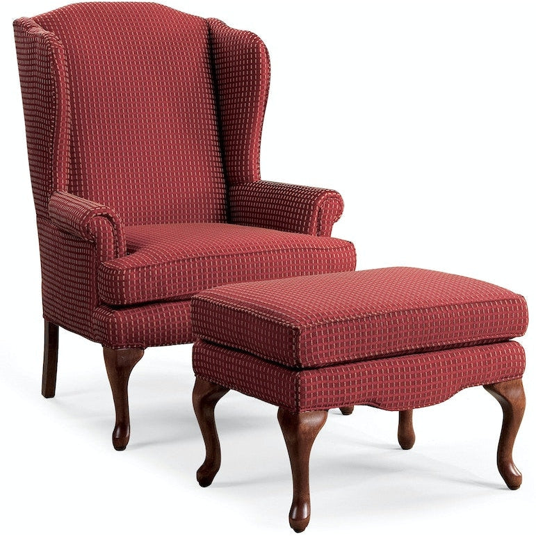 Annie Wing Chair-Hooker Furniture Custom-HFC-2036-Lounge Chairs-1-France and Son