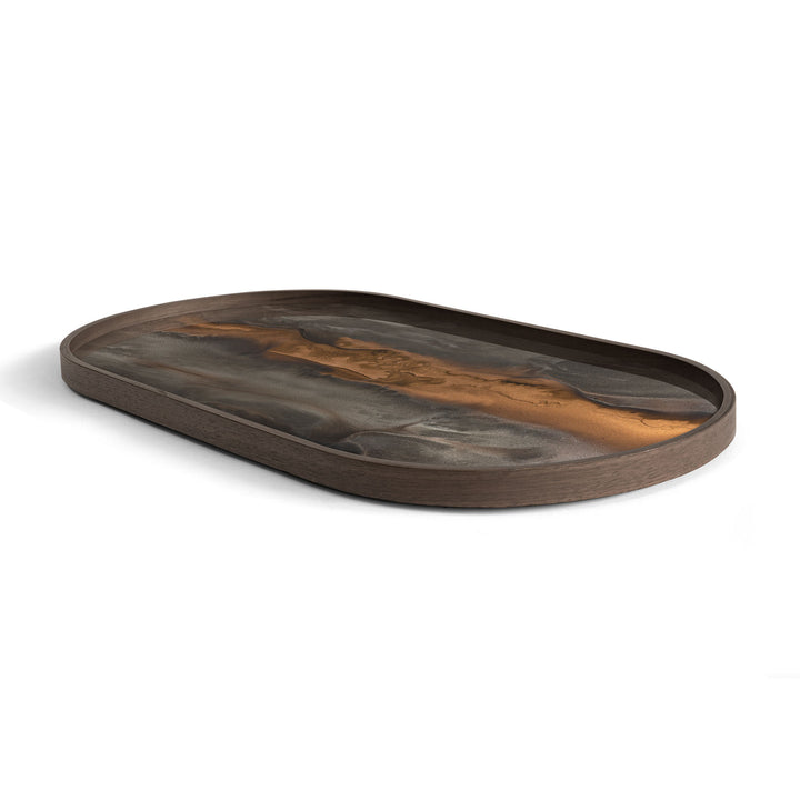 Organic Glass Tray - Black