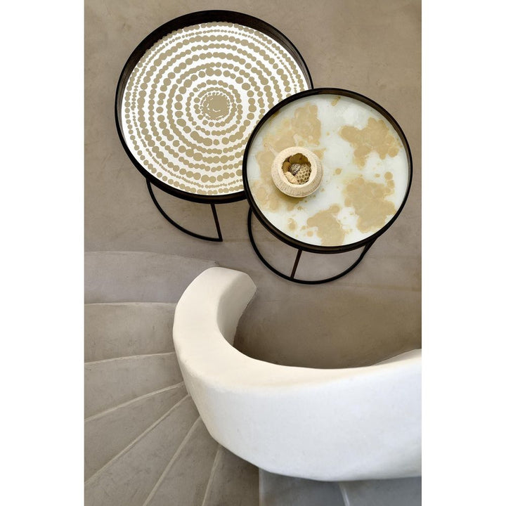 Serveware: Trays Organic Glass Tray - Black