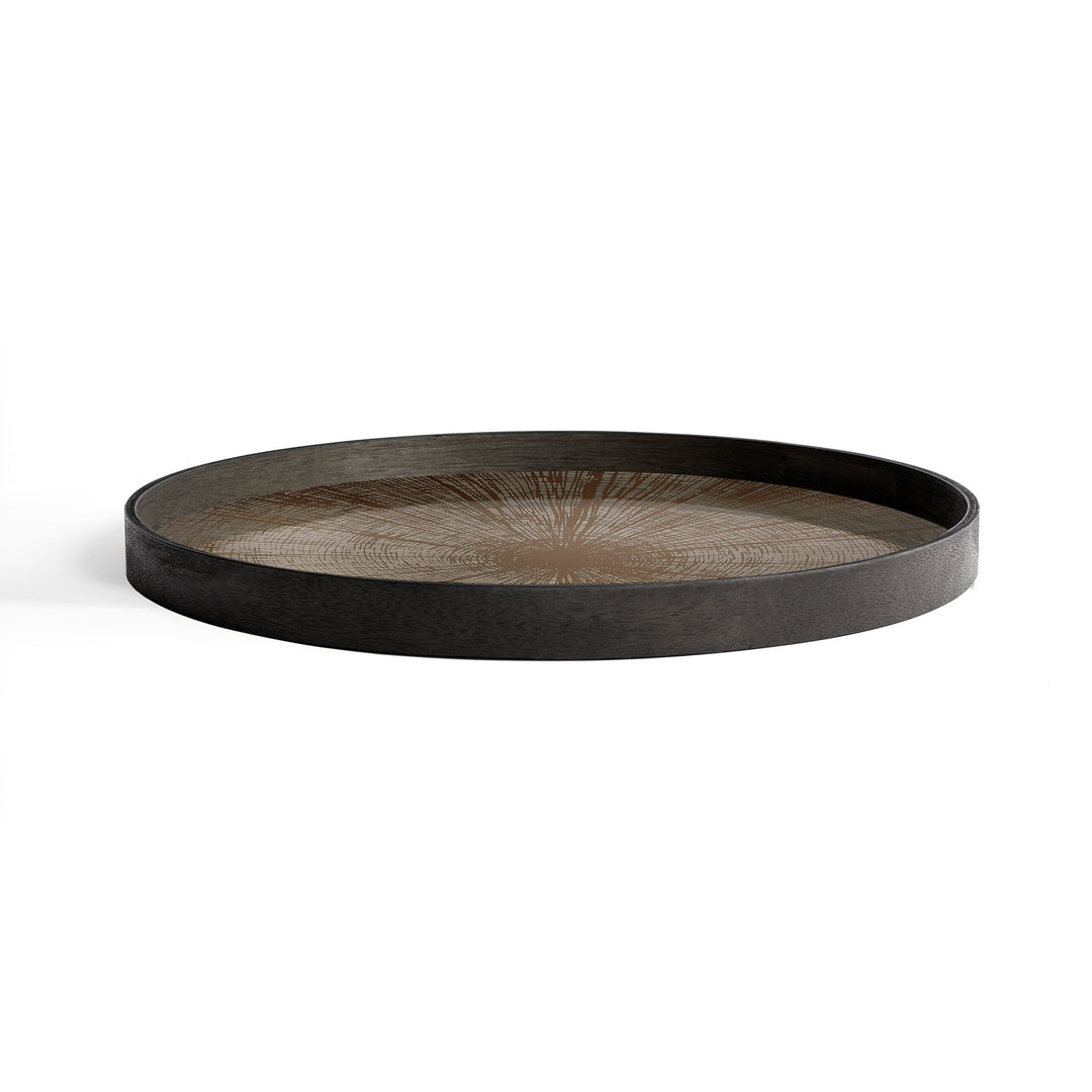 Slice Mirror Tray - Black