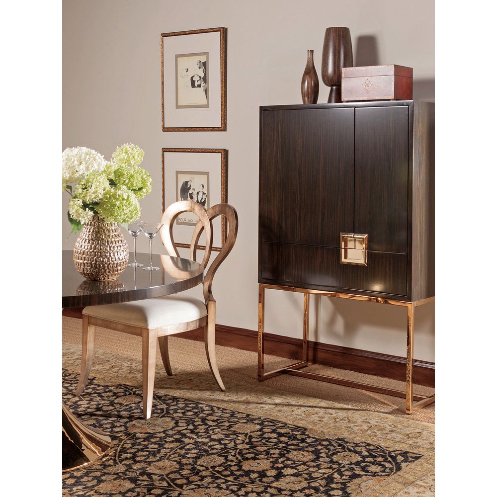 Melody Side Chair - Silver Leaf