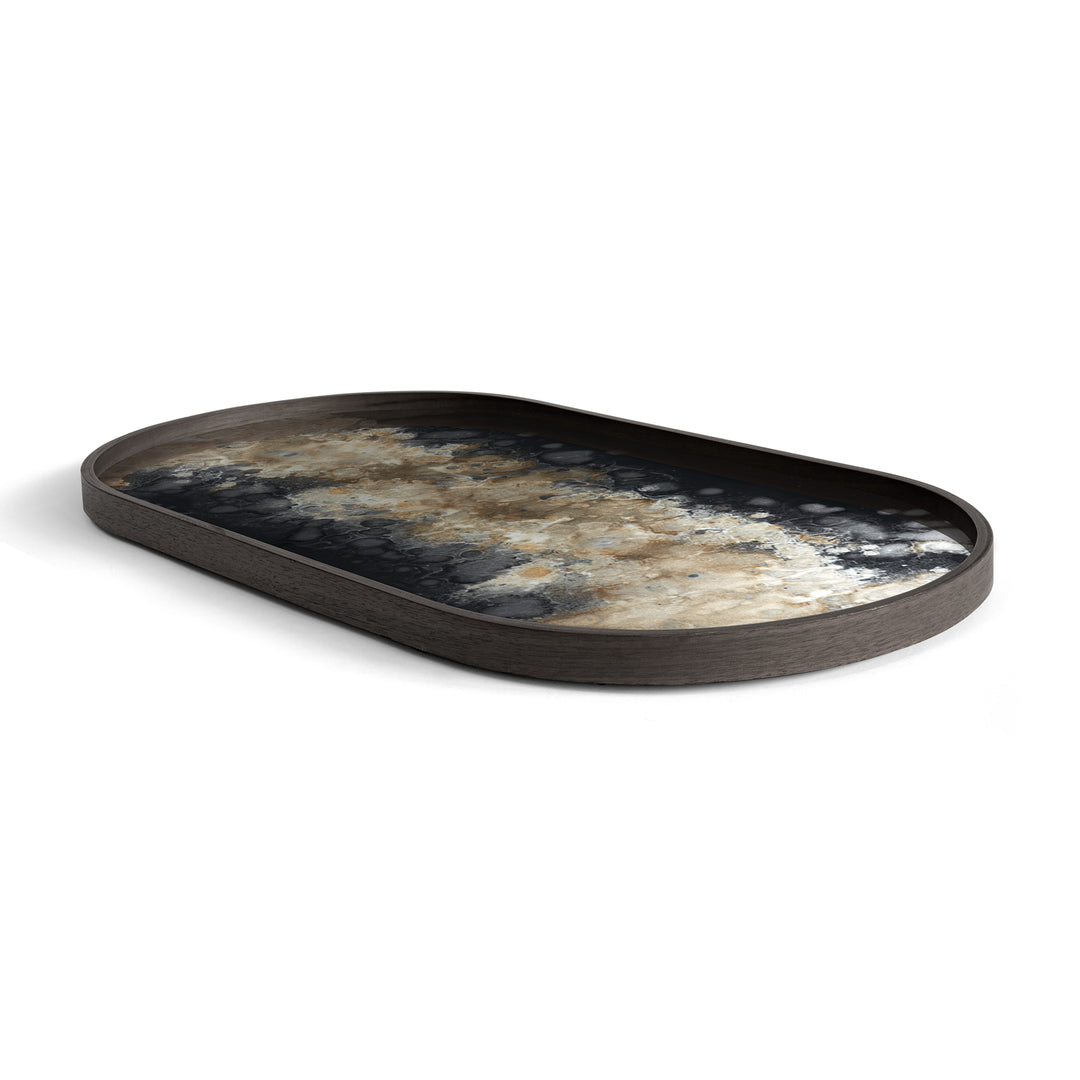 Organic Glass Tray - Black