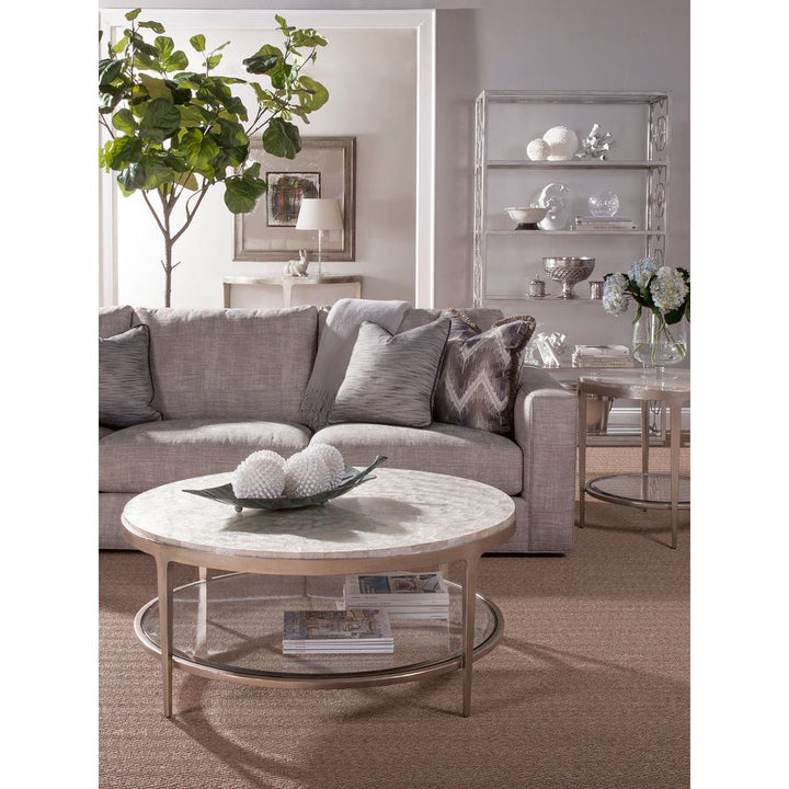 Gravitas Round Cocktail Table - Champagne