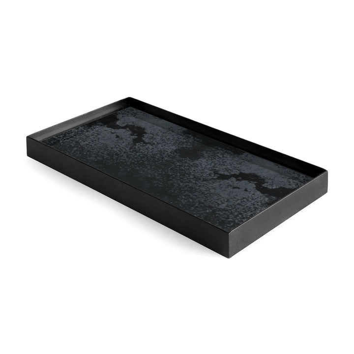 Aged Valet Tray - Black