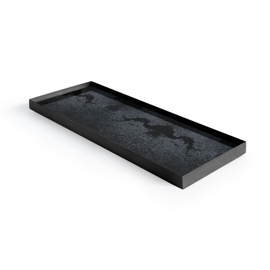 Aged Valet Tray - Black