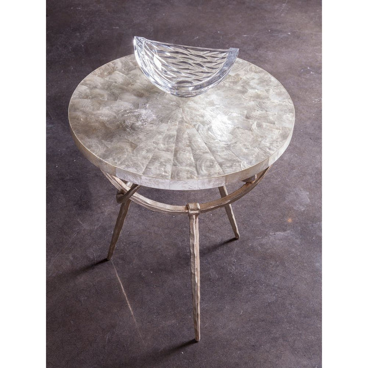 Side Tables Sergio Round Spot Table - Champagne