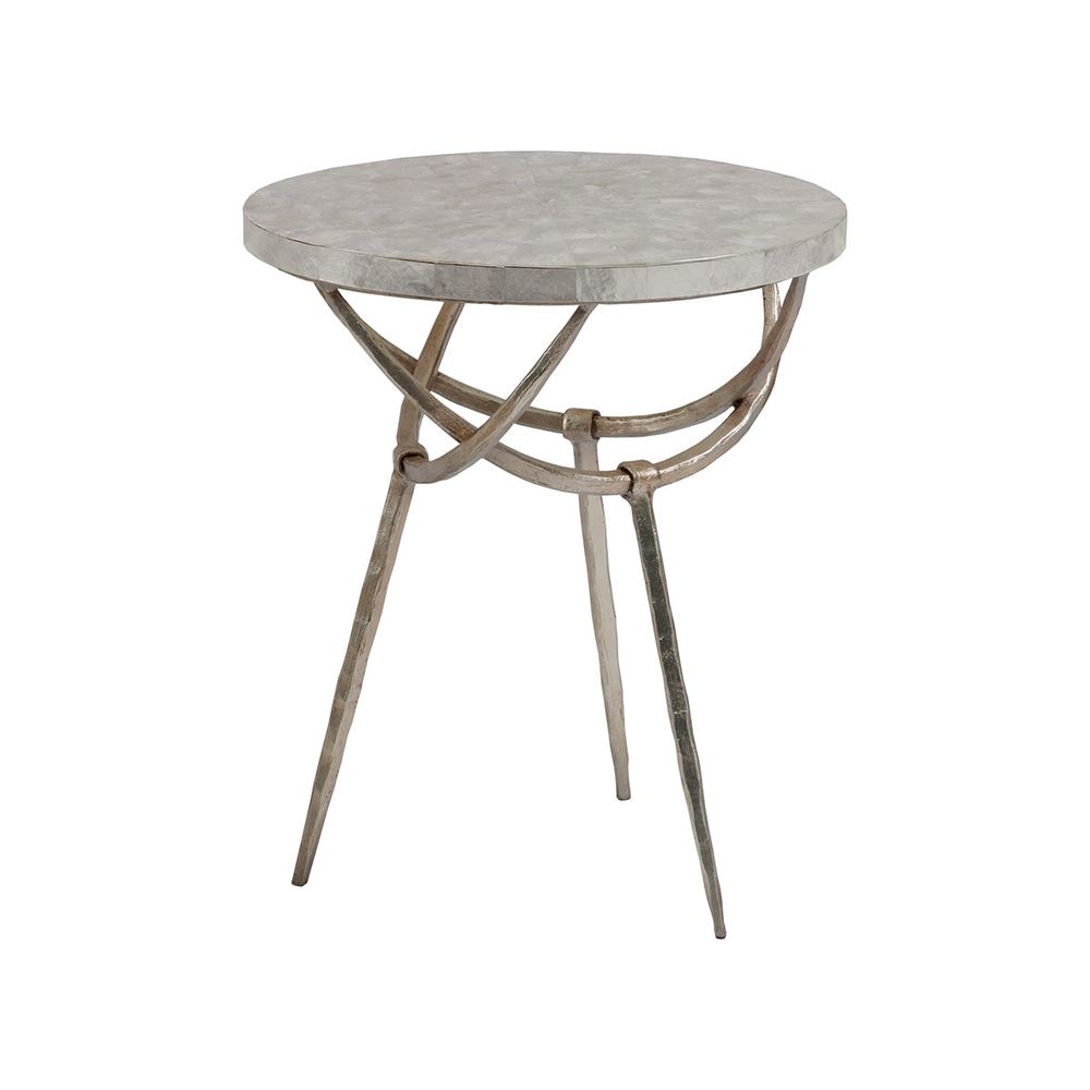 Side Tables Sergio Round Spot Table - Champagne