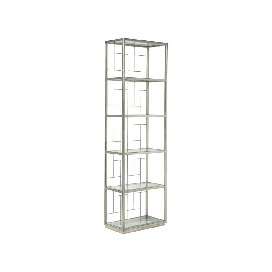 Bookcases & Etageres Mid Geo Slim Etagere - Silver Leaf