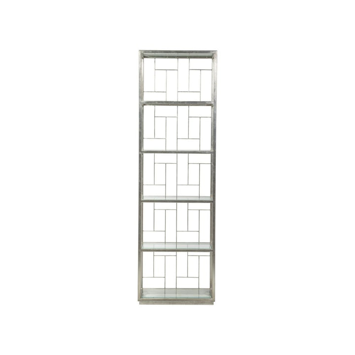Bookcases & Etageres Mid Geo Slim Etagere - Silver Leaf