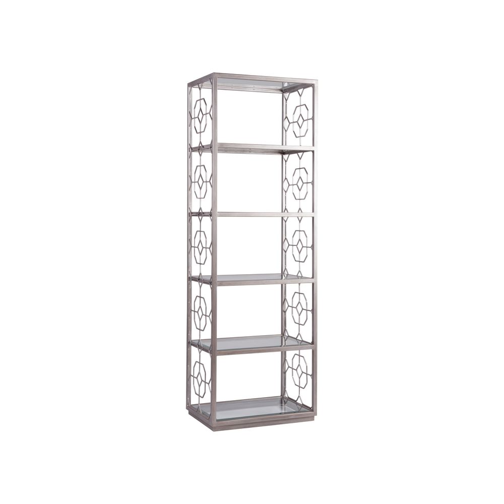 Bookcases & Etageres Honeycomb Slim Etagere - Argento
