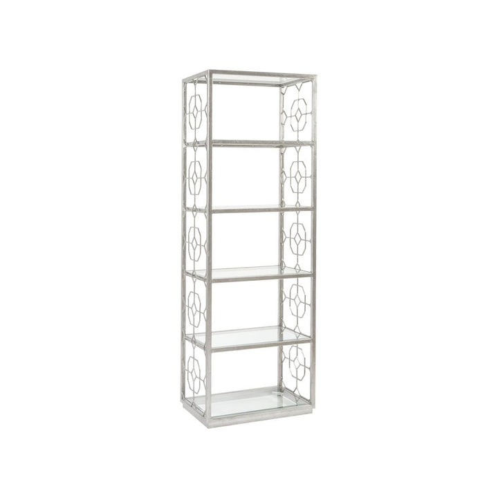 Bookcases & Etageres Honeycomb Slim Etagere - Silver Leaf
