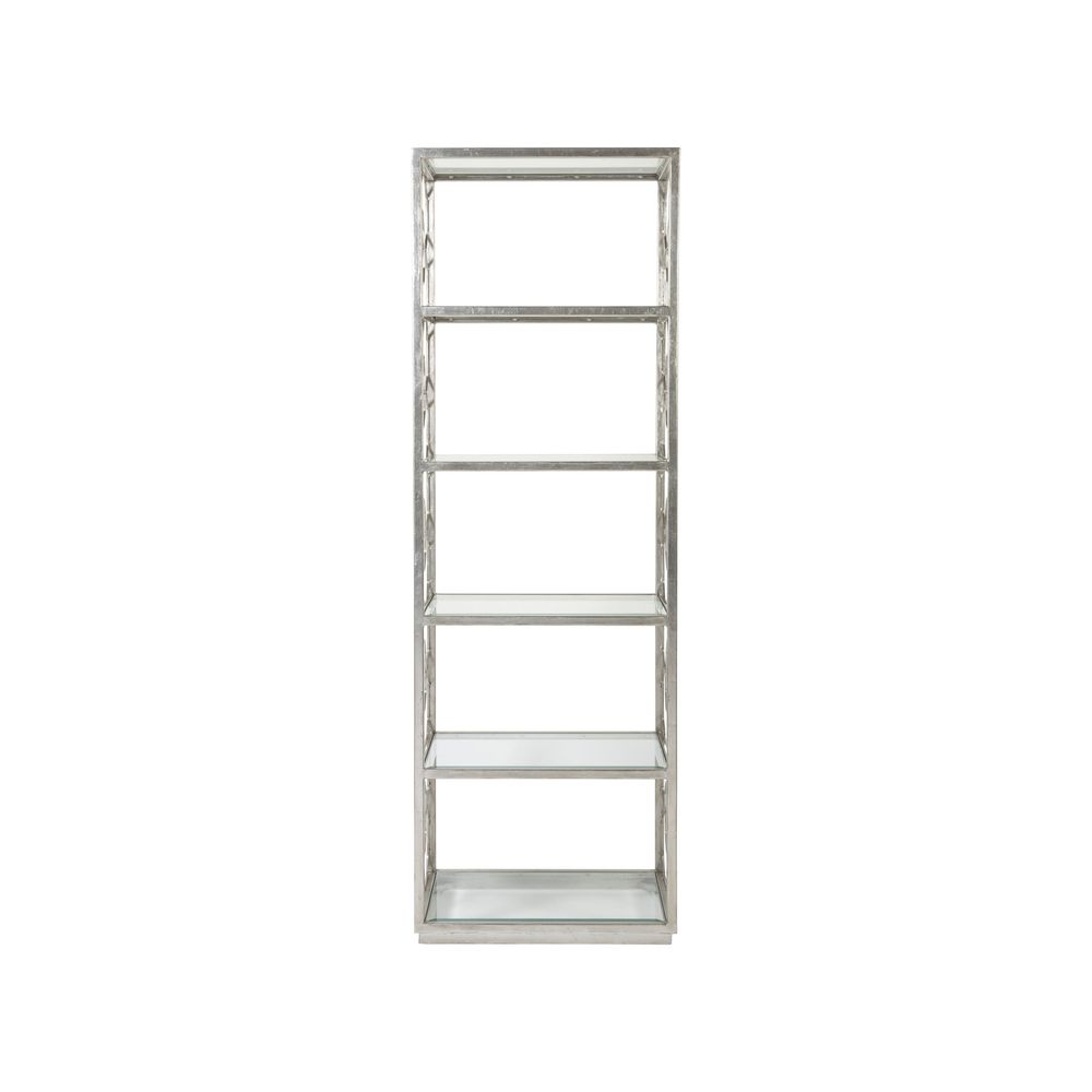 Bookcases & Etageres Honeycomb Slim Etagere - Silver Leaf