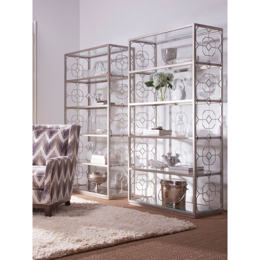 Bookcases & Etageres Honeycomb Etagere - Argento