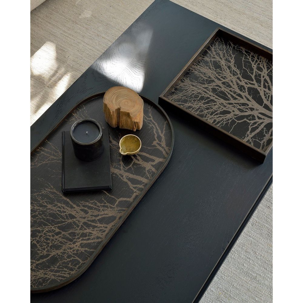 Serveware: Trays Tree Wooden Tray - Black