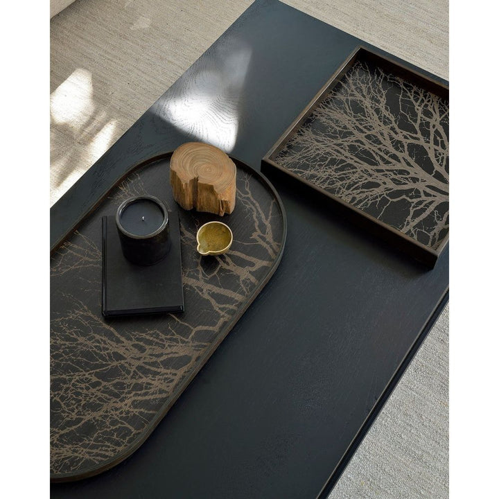 Serveware: Trays Tree Wooden Tray - Black