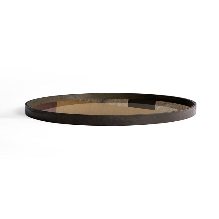 Angle Glass Tray - Black