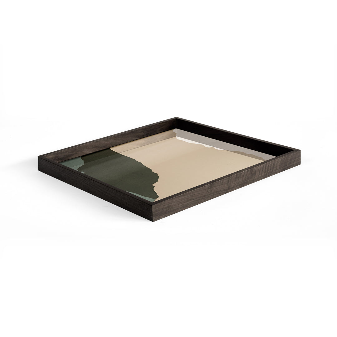 Wabi Sabi Glass Tray - Black