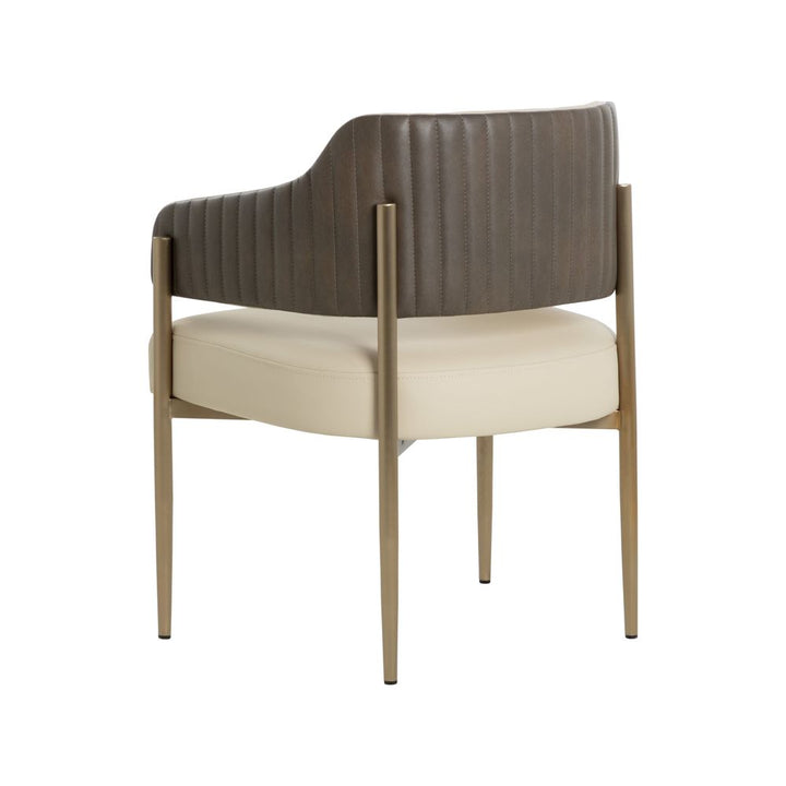 Dining Chairs Tova Dining Armchair - Dillon Cream / Bravo Ash