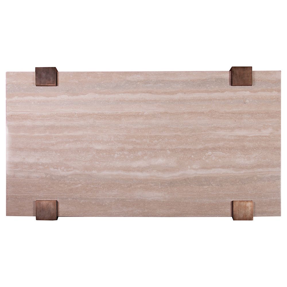 Coffee Tables Impresario Rectangular Cocktail Table - Silver Leaf