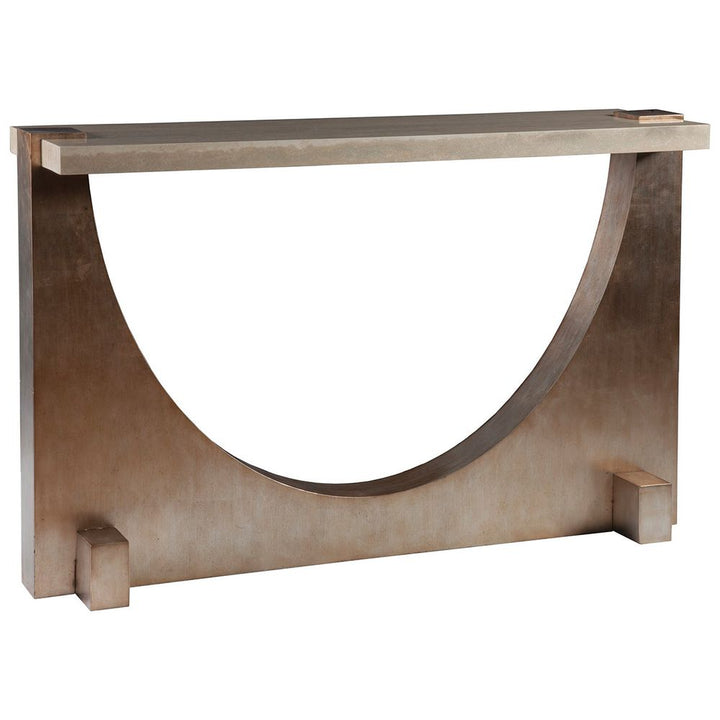 Console Tables Impresario Console Table - Silver Leaf