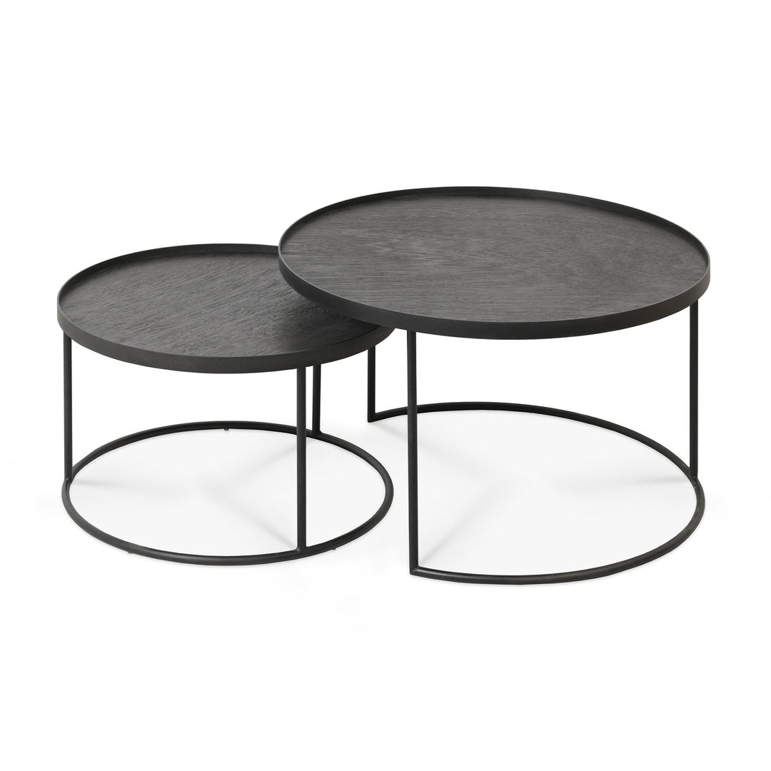 Tray Coffee Table Set - Black