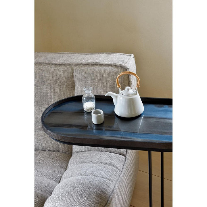 Serveware: Trays Organic Glass Tray - Black