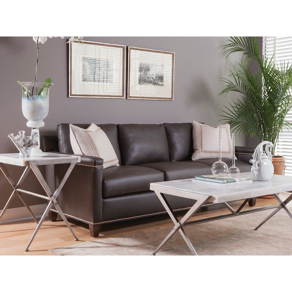 Side Tables Greta Rectangular End Table - Gray