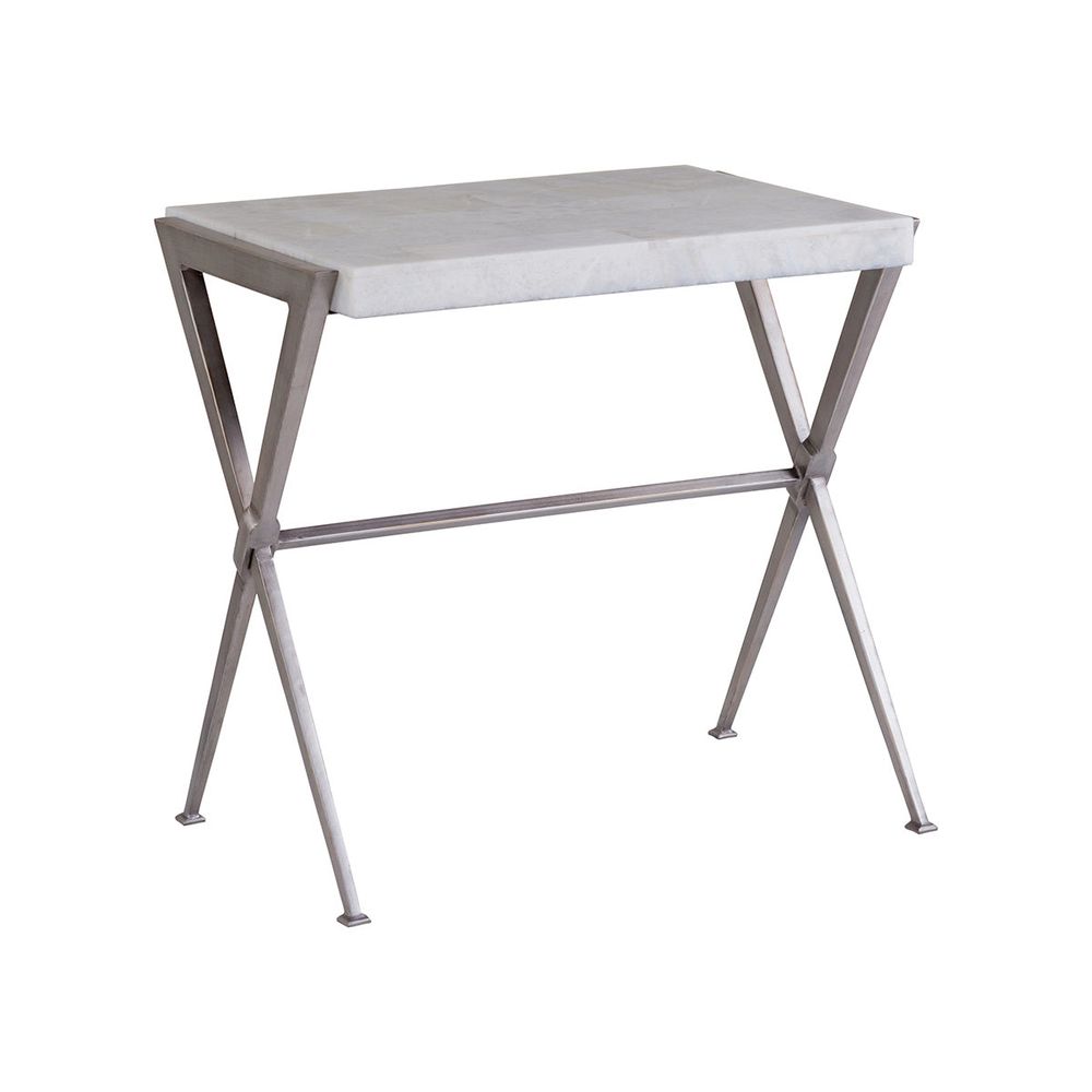 Side Tables Greta Rectangular End Table - Gray