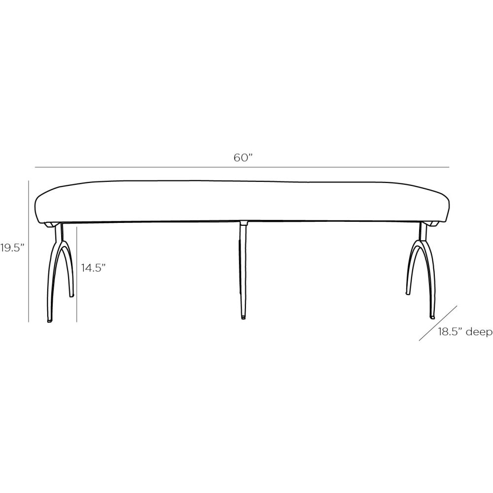 Mariselau Bench - Beige