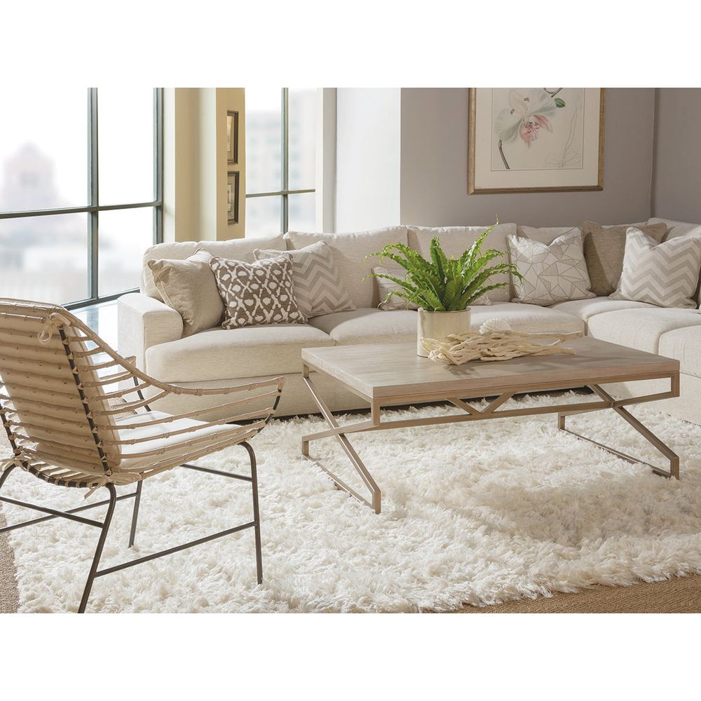 Coffee Tables Edict Rectangular Cocktail Table - Bianco