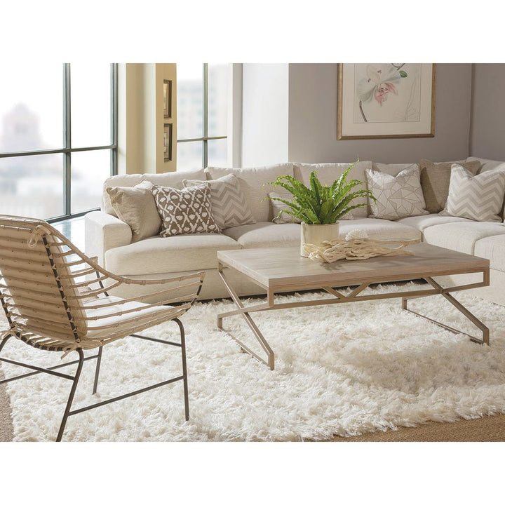 Coffee Tables Edict Rectangular Cocktail Table - Bianco