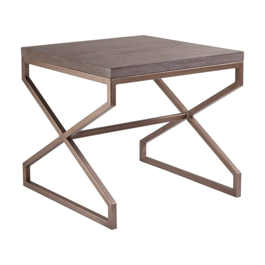 Side Tables Edict Square End Table - Grigio