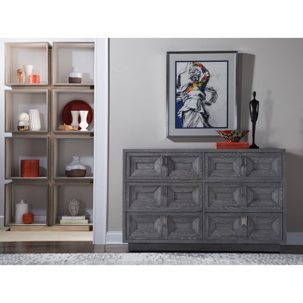 Bookcases & Etageres Mercury Eight-Cube Etagere - Gray Brown