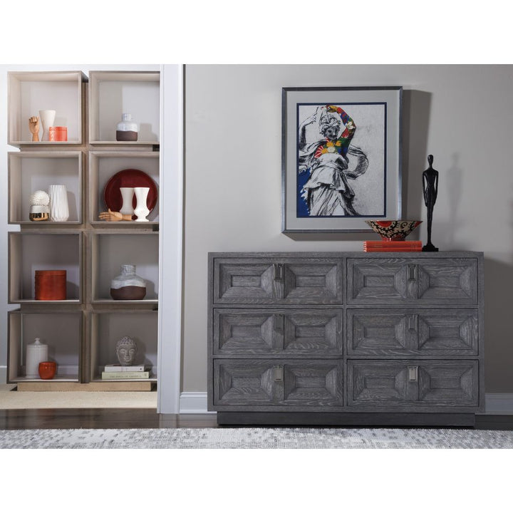 Bookcases & Etageres Mercury Eight-Cube Etagere - Gray Brown