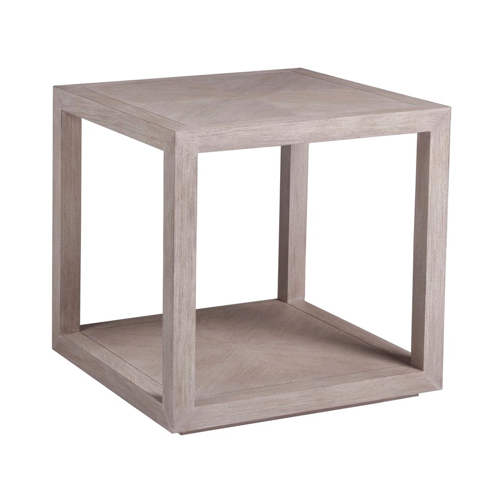 Side Tables Credence Square End Table - Bianco
