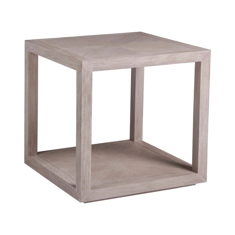 Side Tables Credence Square End Table - Bianco