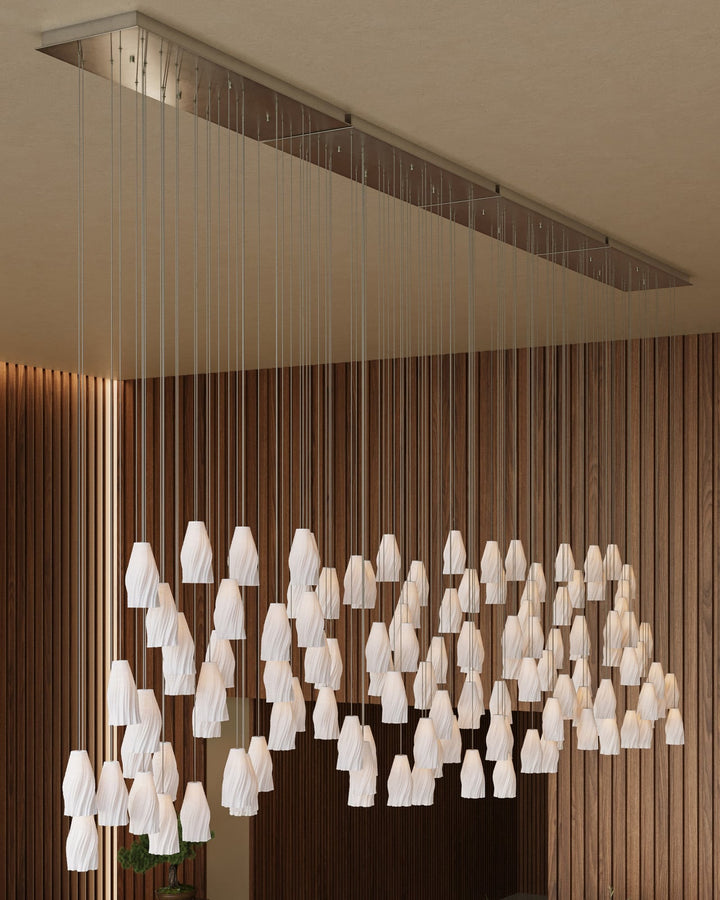 Pendants:Multi Posh 30-Light Linear Multi-Drop Pendant