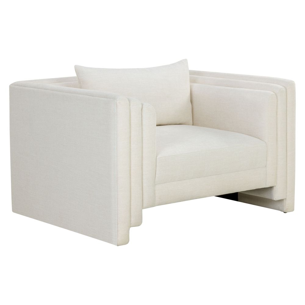 Lounge Chairs Kira Armchair - Heather Ivory Tweed