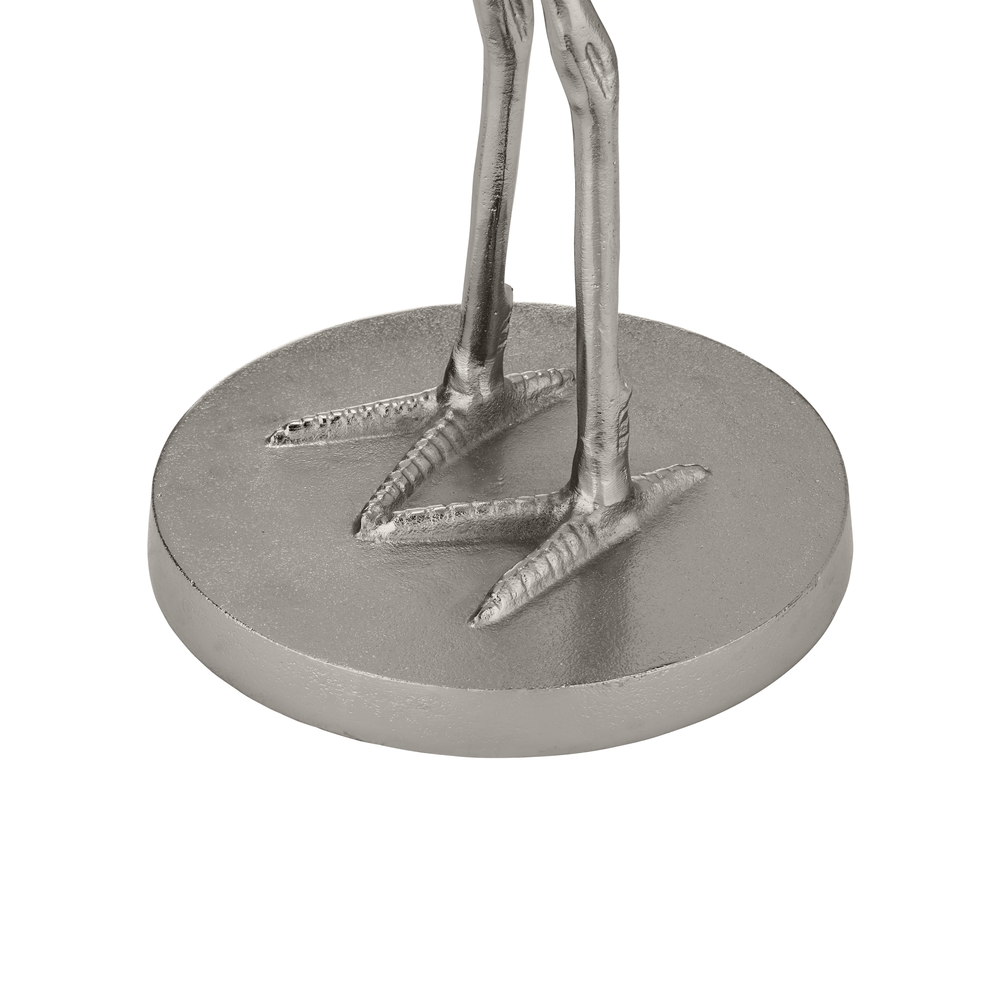 Side Tables Crane Silver Accent Table