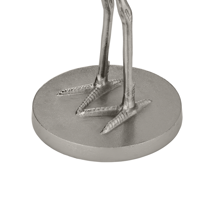 Side Tables Crane Silver Accent Table