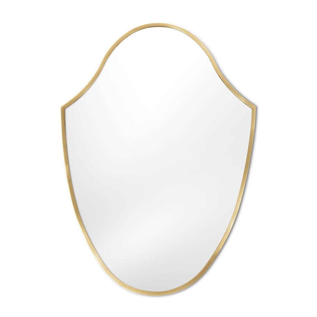 Crest Mirror-Regina Andrew Design-RAD-21-1120NB-MirrorsNatural Brass-1-France and Son