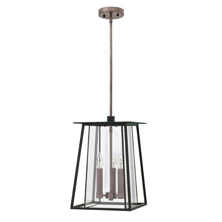 Outdoor Walker Large Hanging Lantern-Hinkley Lighting-HINKLEY-2102BK-LL-Outdoor PendantsLED-Black-3-France and Son