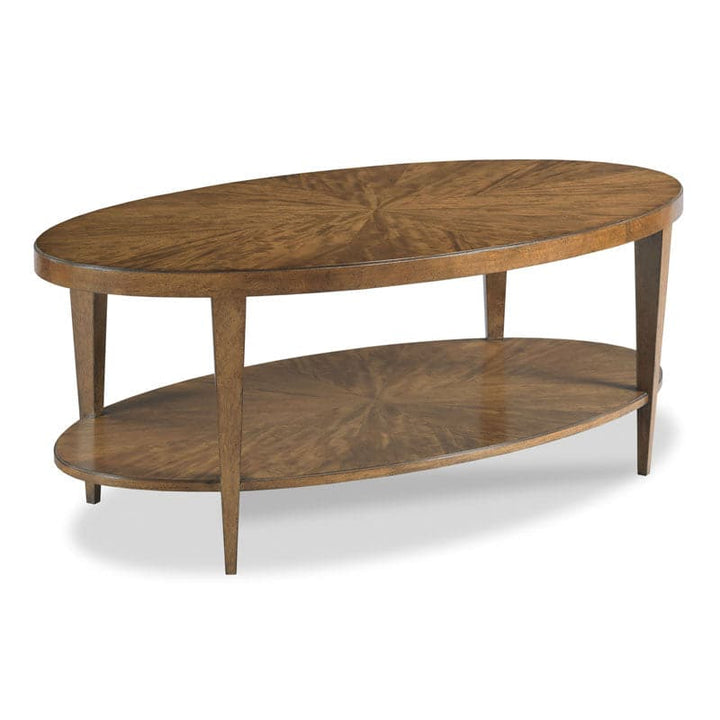 Stafford Oval Cocktail Table-Woodbridge Furniture-WOODB-2104-20-Coffee Tables-1-France and Son