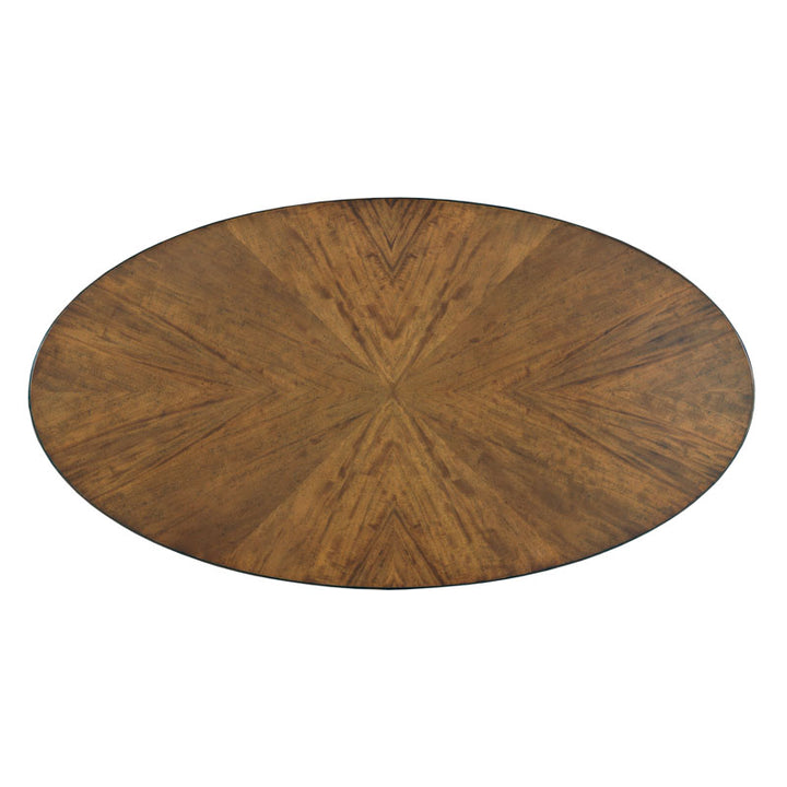 Stafford Oval Cocktail Table-Woodbridge Furniture-WOODB-2104-20-Coffee Tables-2-France and Son