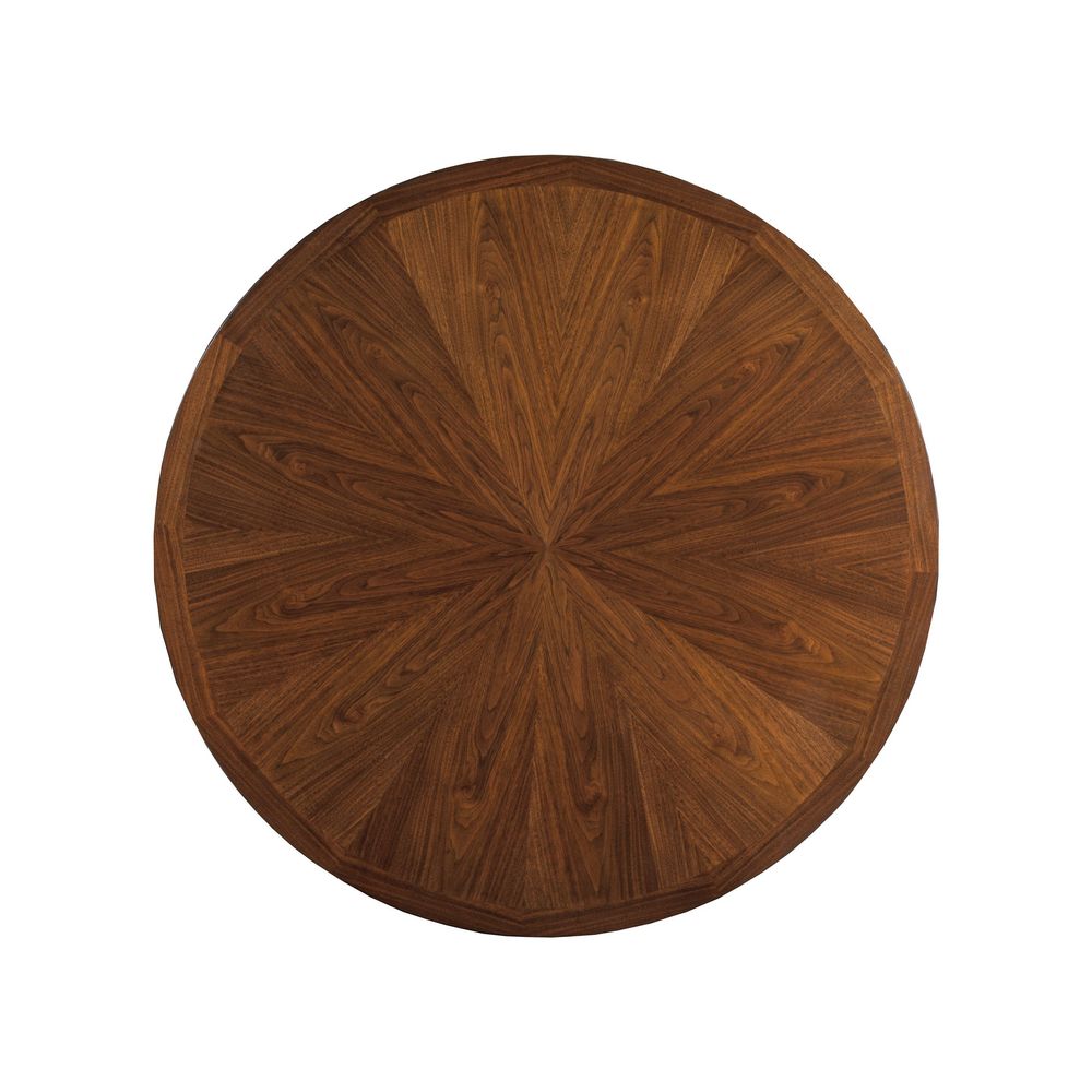 Dining Tables Beale Round Dining Table - Warm Brown Mahogany